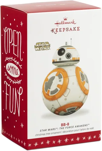 Vista 3 de Hallmark Recuerdo Star Wars The Force Awakens Christmas BB-8" Adorno navideño