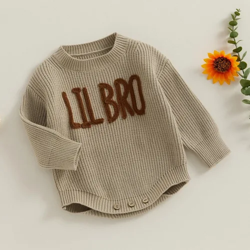 Vista 65 de VISGOGO Suéter a juego para hermanitas grandes y pequeñas, ropa de una sola pieza