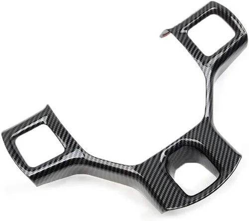 Vista 3 de Cubierta interior del volante para Dodge RAM 1500 2500 3500 2011-2018 accesorios (patrón de fibra de carbono)