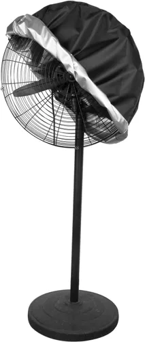 Vista 8 de Cubierta de polvo industrial para ventiladores de 18 a 20 pulgadas, protector de ventilador impermeable de tela Oxford para exteriores con cierre
