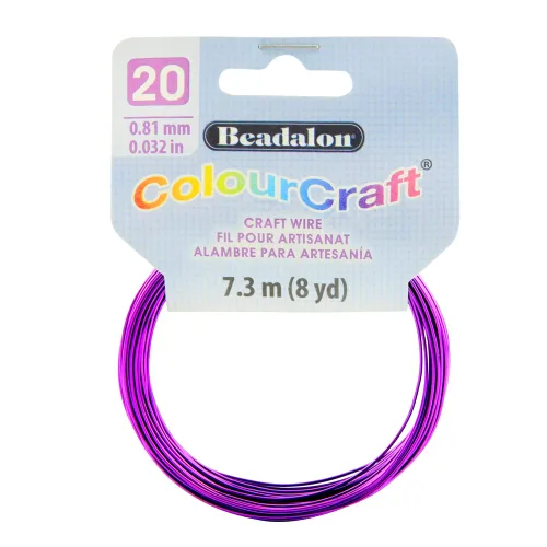 Vista 24 de Beadalon ColourCraft - Alambre para hacer joyas, artesanía pesada, núcleo de cobre estructural, calibre 16, bobina de cobre de 2.3 yardas