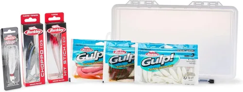 Vista 44 de Berkley Gulp! Cebo suave de pesca con larva para agua salada Blanco