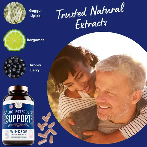 Vista 4 de WINDSOR BOTANICALS Suplementos de apoyo para el colesterol y probióticos dentales para el aliento fresco