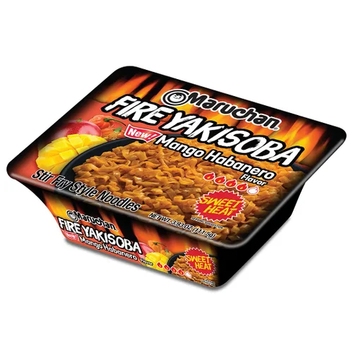 Vista 17 de Maruchan Yakisoba - Sabor a queso cheddar, 3.96 onzas, paquete de 8, (4178990766)