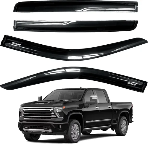 Vista 21 de AUXKO Protectores de lluvia para BMW X3 2018-2024 2025, 4 piezas de accesorios para viseras de ventilación de ventana, protector de lluvia con cinta