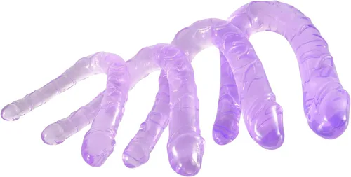 Vista 5 de Consoladores de doble extremo, consolador realista súper largo para simulación de vagina anal, flexible de doble cara para adultos, juguetes