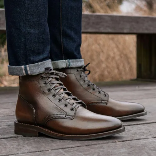 Vista 3 de Thursday Boot Company President - Botas al tobillo para hombre Anejo - Ganchos sin velocidad