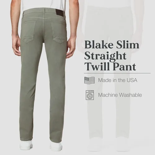Vista 3 de HUDSON Men's Blake Slim Straight Twill Pant Rp