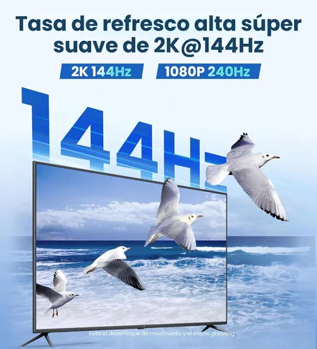 Vista 3 de Warrky Cable USB C a HDMI 4K 60Hz de 3.3 pies [enchufes chapados en oro antiinterferencias] Cable de aluminio tipo C a HDMI 2.0, Thunderbolt 3/4/5