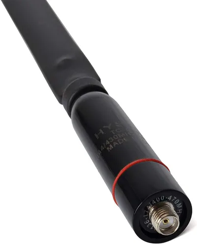 Vista 2 de HYS Antena SMA hembra 15.3 pulgadas plegable doble banda UV VHF/UHF 144/430Mhz CS Tactics Antenas para Kenwood TYT BAOFENG UV-82 UV-B5 GT-3 BF-F8HP