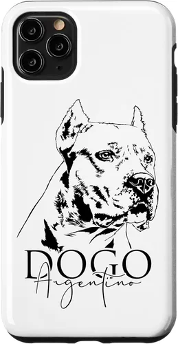 Vista 13 de Dogo Argentino Dog Portrait Dog Portrait Dogs Case for iPhone 17