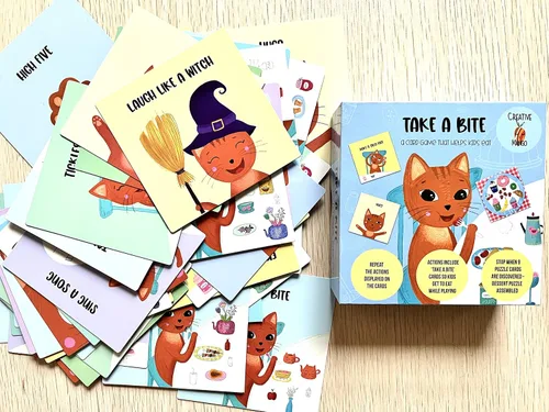 Vista 8 de MANGO CREATIVO. Dale un bocado. Un juego de cartas que ayuda a los niños a comer. Un juego para los comensales exigentes.