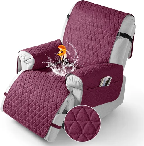 Vista 21 de TAOCOCO Funda para Sillón Reclinable 100% Impermeable - Funda para Sillón Reclinable con Gránulos Antideslizantes, Fundas para Sillas Reclinables