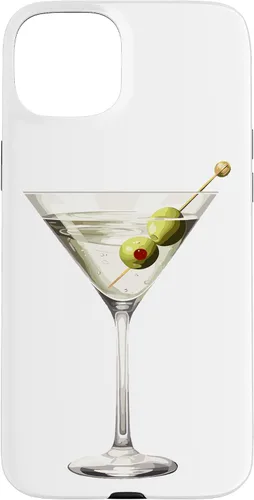 Vista 9 de Martini Glass Green Olive Bartender Vodka Gin Cocktail Drink Case para iPhone 17