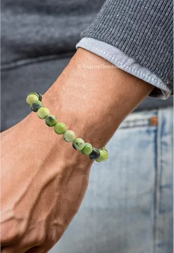 Vista 474 de Amazing Gemstone Crystal Bracelet for Women Men's Gifts - Protection Healing Crystal Bracelet - 8mm Gemstone Beaded Stretchable Bracelet Pulseras