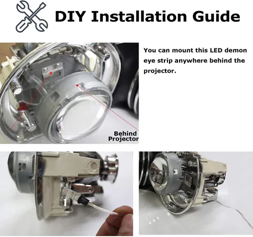 Vista 2 de 3-SMD Cintas LED para focos proyectores delanteros, Verde