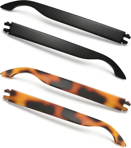 Vista 33 de EZReplace 1 Pair/2 Pairs Replacement Temple Arms for Oakley Holbrook OO9102 OO9244/Holbrook XL OO9417 Sunglasses Negro