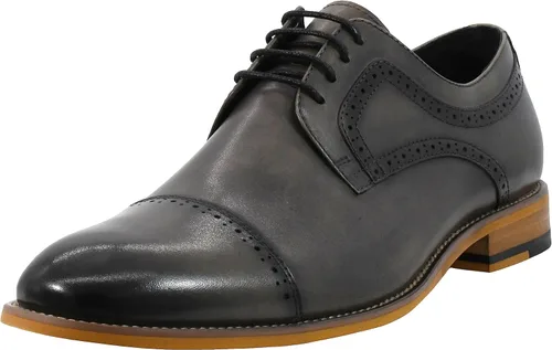 Vista 9 de STACY ADAMS Zapatos Oxford con cordones y puntera para hombre Dickinson Negro