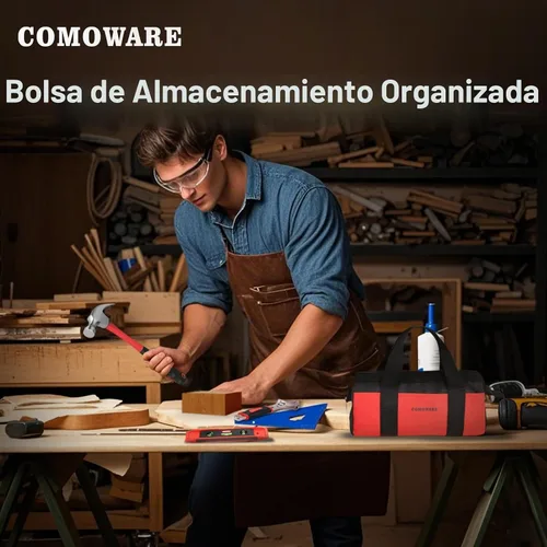Vista 7 de COMOWARE Kit de Herramientas para el Hogar de 218 Piezas - Juego de Herramientas Manuales Básicas para el Hogar, Kit de Herramientas para Camión