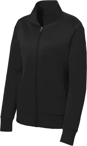 Vista 5 de Sport Tek Chaqueta de forro polar clásica con cremallera completa para mujer, L