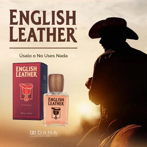 Vista 2 de Dana Colonia de Cuero Inglés para Hombres 8 Oz