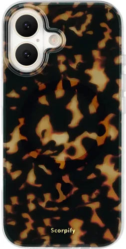 Vista 26 de SCORPIFY - Funda para iPhone 17 Pro Max Leopardo negro transparente LP-Negro Transparente Leopardo