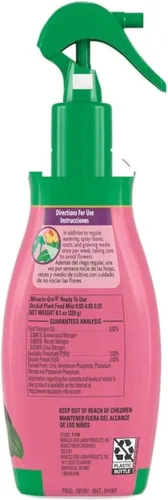Vista 3 de Miracle-Gro Orchid Plant Food Mist 8 onzas (paquete de 6)