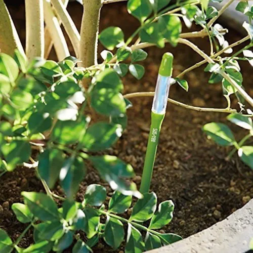 Vista 3 de Sustee Aquameter, juego de 4, sensor de humedad del suelo para plantas, (verde, pequeño)