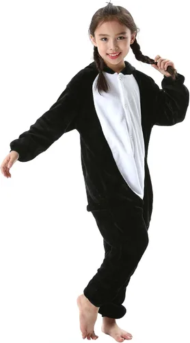 Vista 6 de CuteOn Pijama mameluco para niños, regalo de disfraz de Halloween y Navidad