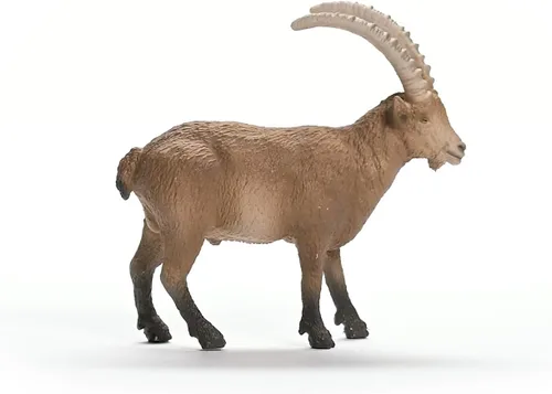 Vista 4 de Schleich Wild Life - Figura de Capricornio de juguete de animales salvajes, niños y niños pequeños a partir de 3 años