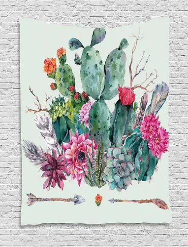 Vista 162 de Ambesonne Tapiz de arte afro, hombre negro fuerte con una corona de trazos impresión de pintura moderna, decoración de tela para colgar en la pared