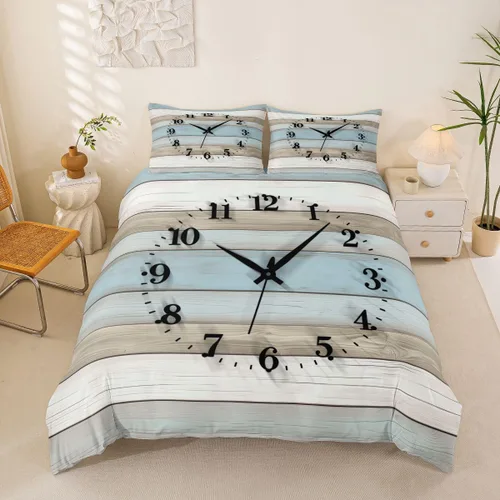 Vista 53 de Erosebridal Funda de edredón de ancla náutica, juego de ropa de cama con brújula oceánica, tamaño individual para niños, adolescentes, adultos