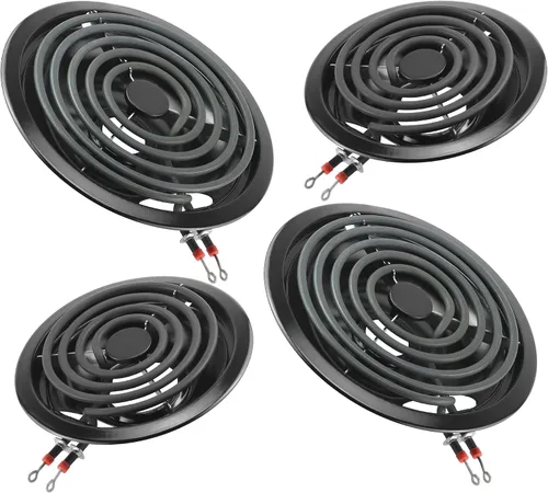 Vista 13 de Bandejas de goteo Silver Burner 316048414 (6 pulgadas) 316048413 (8 pulgadas) quemadores de estufa eléctrica MP15YA (6 pulgadas) MP21YA (8 pulgadas)