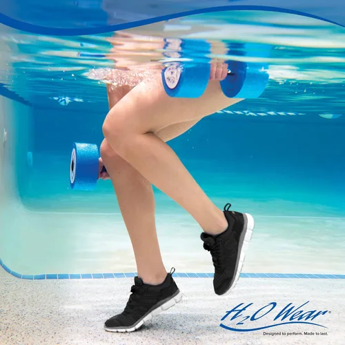 Vista 2 de Aqua Vibe Womens Water Aerobics ShoeWater Sneaker Black