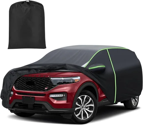 Vista 38 de Mixsuper Liner Funda para coche para BMW X3 2003-2026, 7 capas, funda impermeable para coche, accesorios para X3 con puerta con cremallera, tiras