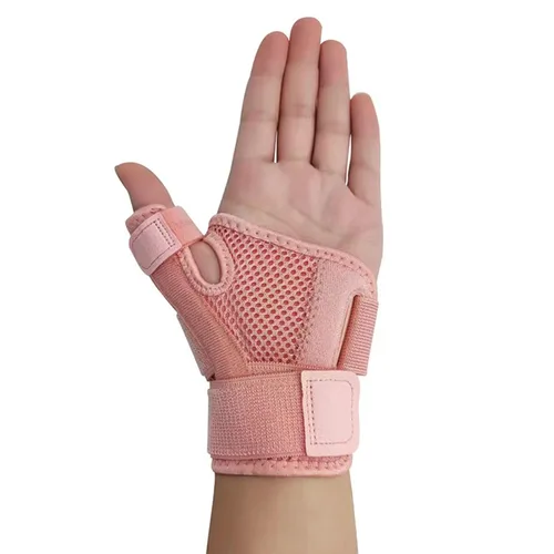 Vista 11 de Férula para el pulgar con muñequera, soporte para el pulgar para estabilizador de muñeca, mano, pulgar, se adapta tanto a la mano derecha izquierda