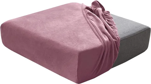 Vista 44 de Juego de fundas de cojín para asiento de sofá, fundas de cojín de terciopelo elástico, repuesto para cojines individuales con tela elástica Aguacate