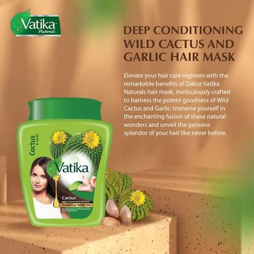 Vista 3 de Vatika Naturals Crema de peinado - Para cabello rizado, seco y teñido 7.1 fl oz