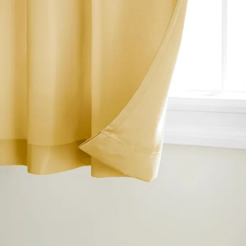 Vista 161 de TOWN & COUNTRY BASICS Cabana Cortinas Sólidas de Peso Pesado para Interiores y Exteriores, Opacidad de Filtrado de Luz con Parte Superior de Ojales