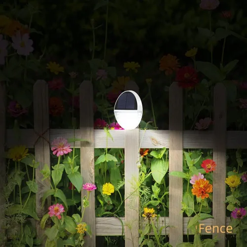 Vista 7 de Luz solar al aire libre, luz de inducción automática para microondas, sin cableado IP65, luz de pared impermeable, funciona con energía solar