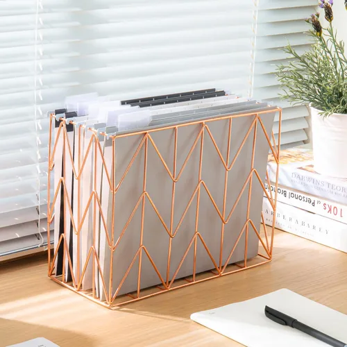 Vista 7 de Y YOMA Paquete de 6 Carpetas Colgantes con Degradado Tamaño Carta Carpetas Colgantes Decorativas Bonita Carpeta Organizadora para Gabinete