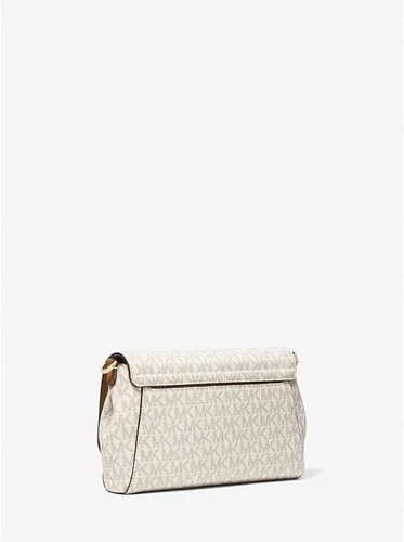 Vista 3 de MICHAEL KORS - Bolso cruzado convertible con logotipo mediano (firma de vainilla), Vainilla