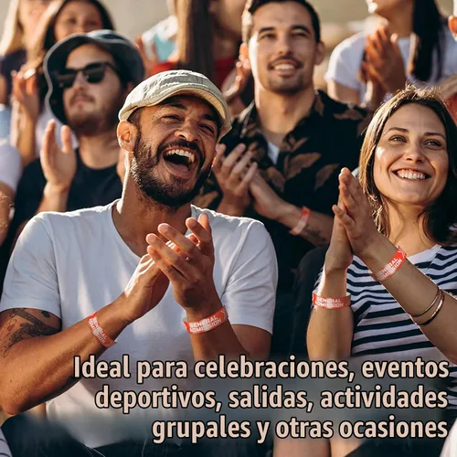 Vista 7 de Jetec - 1000 pulseras de admisión general para eventos, banda de papel