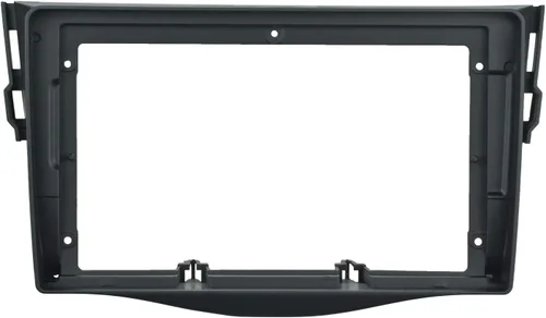 Vista 4 de Kit de montaje de montaje de 9 pulgadas con marco de tablero estéreo para coche, con arnés de alimentación, cable compatible con Toyota RAV4 2006 07