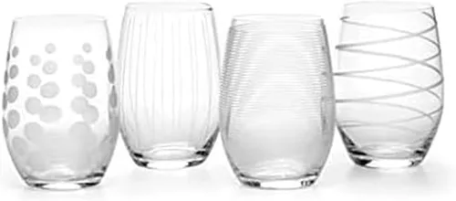 Vista 10 de Mikasa Cheers Balloon Goblet Copa de vino, 24.5 onzas, juego de 4, transparente