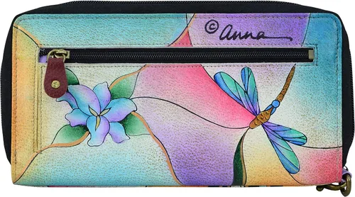 Vista 2 de Anna por Anuschka pintado a mano cierre alrededor de embrague