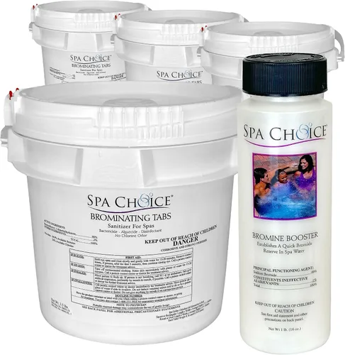 Vista 9 de SpaChoice 472-3-3011 Tabletas de bromo para bañera de hidromasaje de spa, 3.5 libras, con bromuro de sodio de 1 libra
