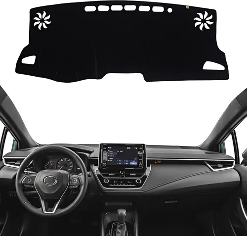 Vista 28 de Alfombrilla Cobertora para Salpicadero Compatible con Toyota Sienna 2010-2004 (Sin Modelos HUD), Alfombrilla Antirreflejos para Salpicadero