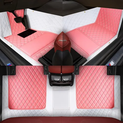 Vista 42 de Alfombrillas de lujo para todo tipo de clima, ajuste personalizado, rojo puro, juego de 4
