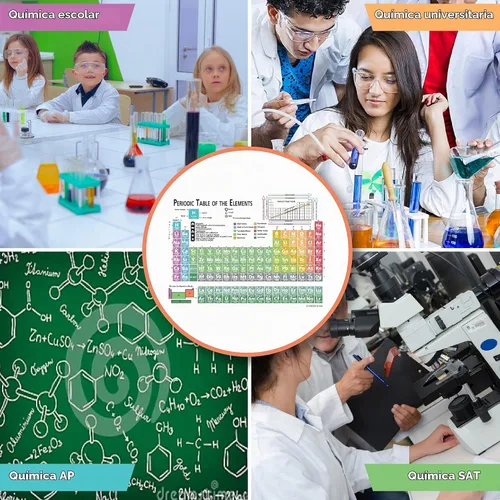 Vista 5 de Zastic! Tabla Periódica de los Elementos Laminada - Póster de Referencia de Química de 9"x12" - Hoja de Consulta Rápida - Guía de Estudio